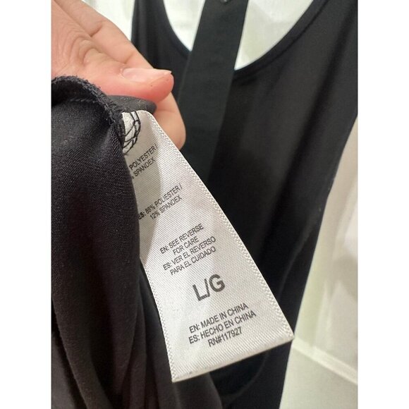 Nicole Miller women’s size large black tank top - Picture 9 of 9